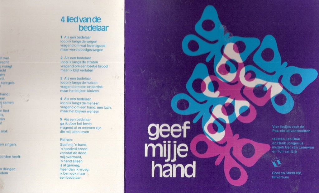 Pax Christi Geef Mij Je Hand - EP Deprado Koor Hilversum e.a, Ophalen, Gelezen, Artiest