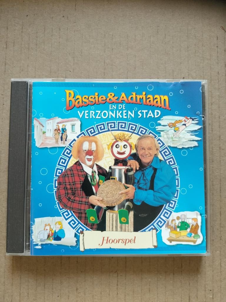 Bassie & Adriaan en de Verzonken Stad - Hoorspel CD, Verzenden, Gebruikt, Verhaal of Sprookje, 6 tot 9 jaar