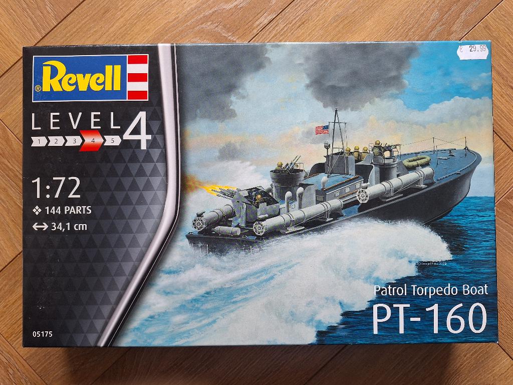 1:72 1/72 Revell Patrol Torpedo Boat PT-160 (Sealed), Ophalen of Verzenden, Nieuw, 1:50 tot 1:200, Revell