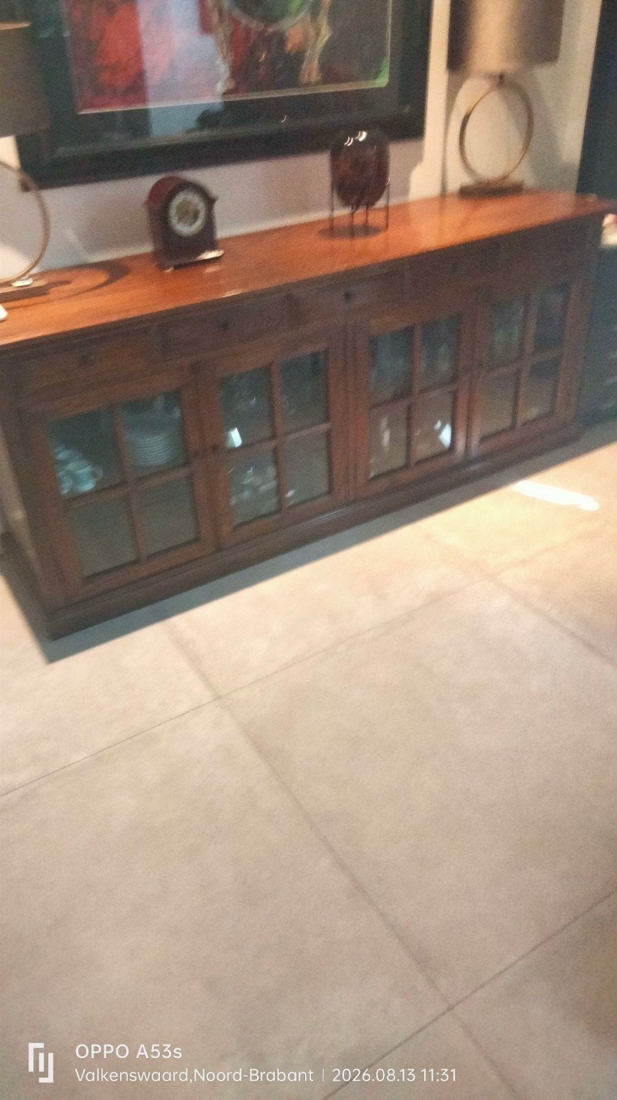 te koop dressoir, Huis en Inrichting, Kasten | Dressoirs, Gebruikt, Met deur(en), Eikenhout, 25 tot 50 cm