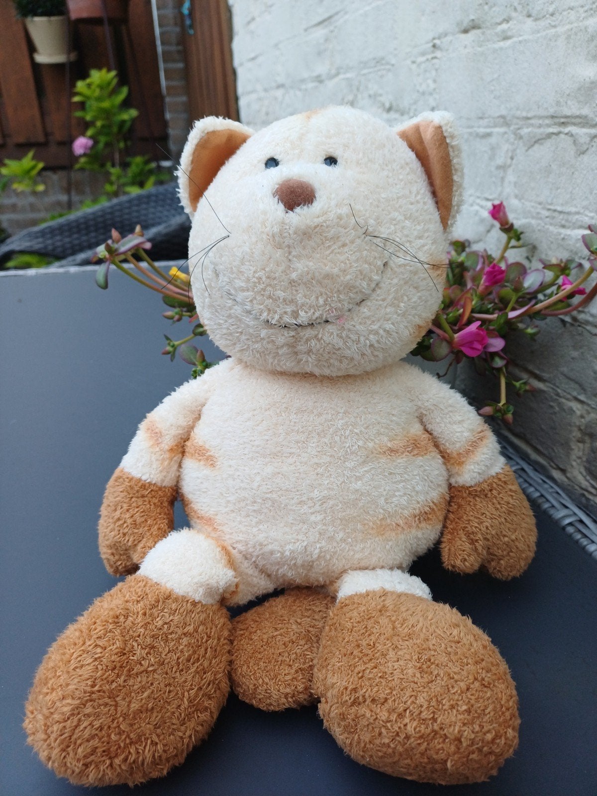Janta Steiff Knuffel Kat - Zo goed als nieuw, Kinderen en Baby's, Speelgoed | Knuffels en Pluche, Overige merken, Overige karakters