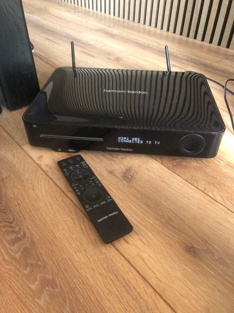Harman Kardon BDS 5.1 Home Cinema Set met afstandsbediening, Blu-ray-speler, 70 watt of meer, Zo goed als nieuw, 5.1-systeem