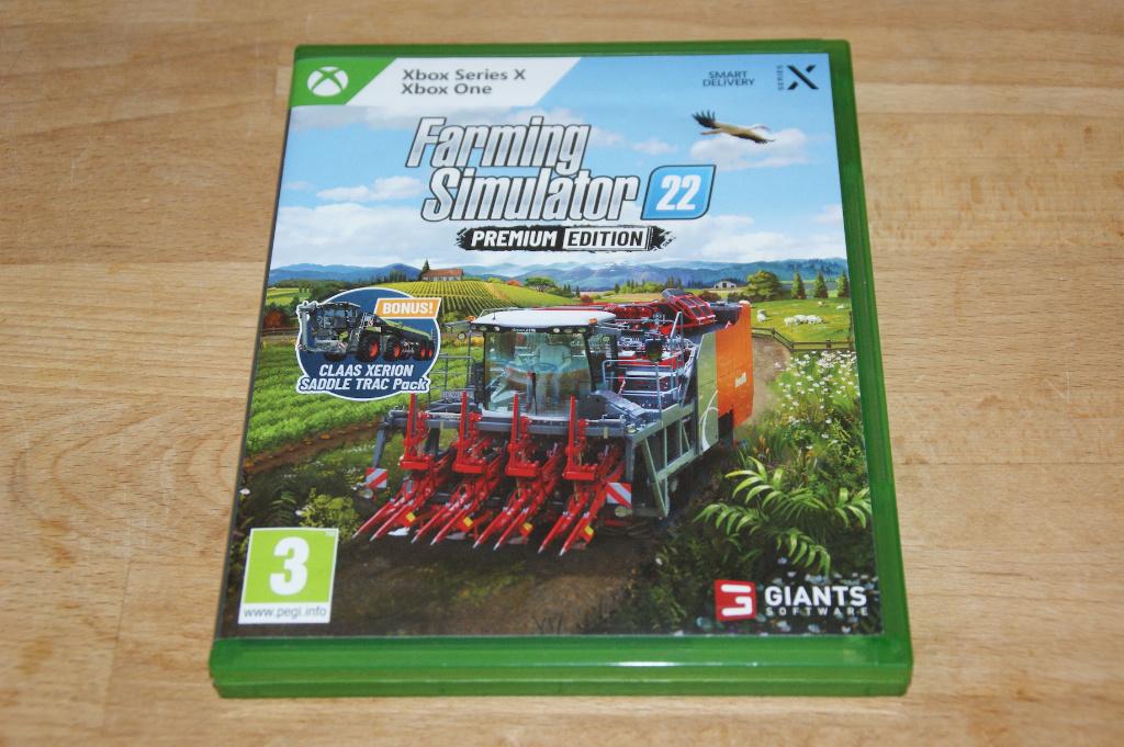 Farming Simulator 22 Premium Edition (xbox one), Spelcomputers en Games, Games | Xbox One, Gebruikt, Simulatie, 1 speler, Vanaf 3 jaar