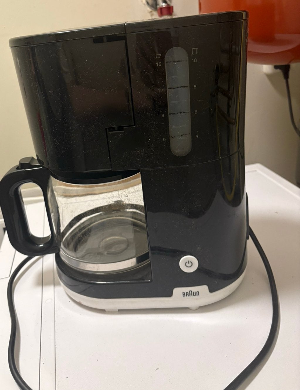 Braun koffiezetapparaat, Gebruikt, 10 kopjes of meer, Koffiemachine, Gemalen koffie