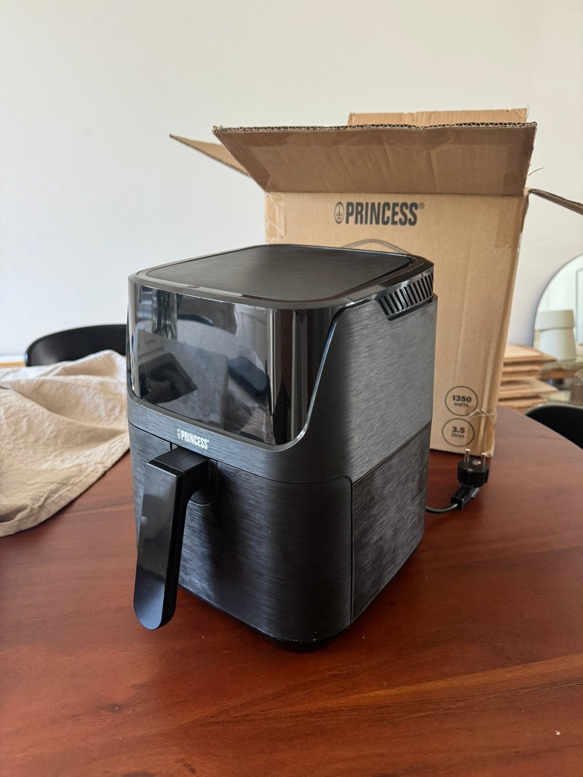 Airfryer - één keer gebruikt - goede kwaliteit, Witgoed en Apparatuur, Airfryers, Ophalen of Verzenden, Zo goed als nieuw, Airfryer