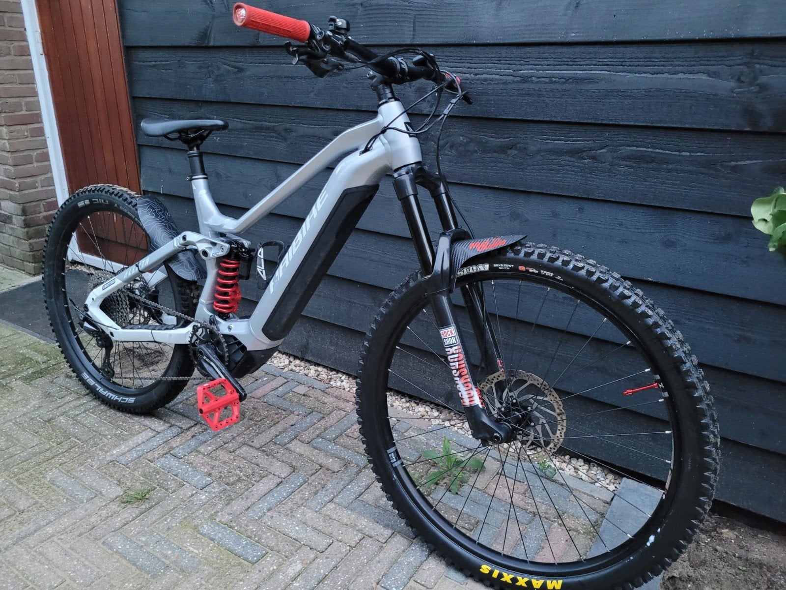 Haibike AllMtn 3 uit 2024, 750Wh maat L, E-MTB, Fully, Ophalen, Zo goed als nieuw, Overige merken