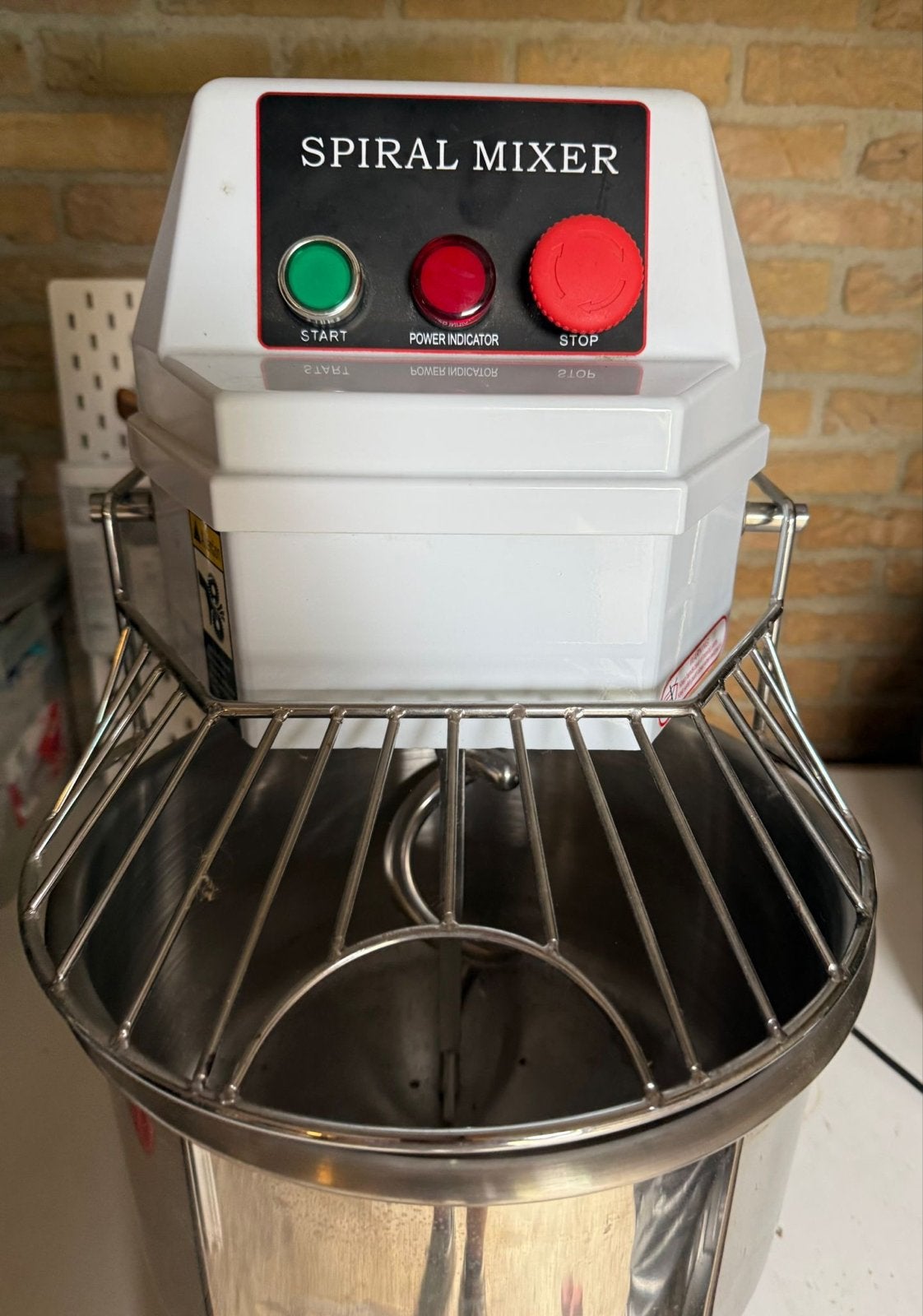 Eton Spiraalmixer HS10 - 10L Kuip, 5kg Meel, Z.G.A.N., Ophalen, Gebruikt, Bakkerij en Slagerij