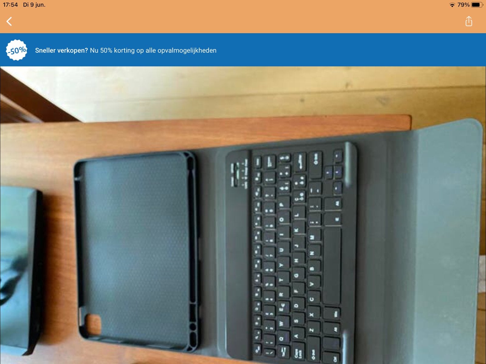Smart Keyboard Case voor iPad Pro 11 (2024), Computers en Software, Apple iPads, Nieuw, Apple iPad Pro, 11 inch, Zwart, Ophalen of Verzenden