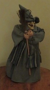 Heks 30 cm 122596, Ophalen of Verzenden, Zo goed als nieuw, Overige typen, Halloween of Griezel