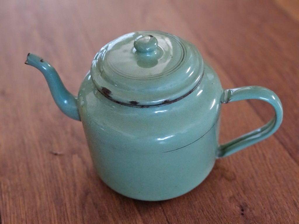 Emaille theepot, Antiek en Kunst, Ophalen of Verzenden
