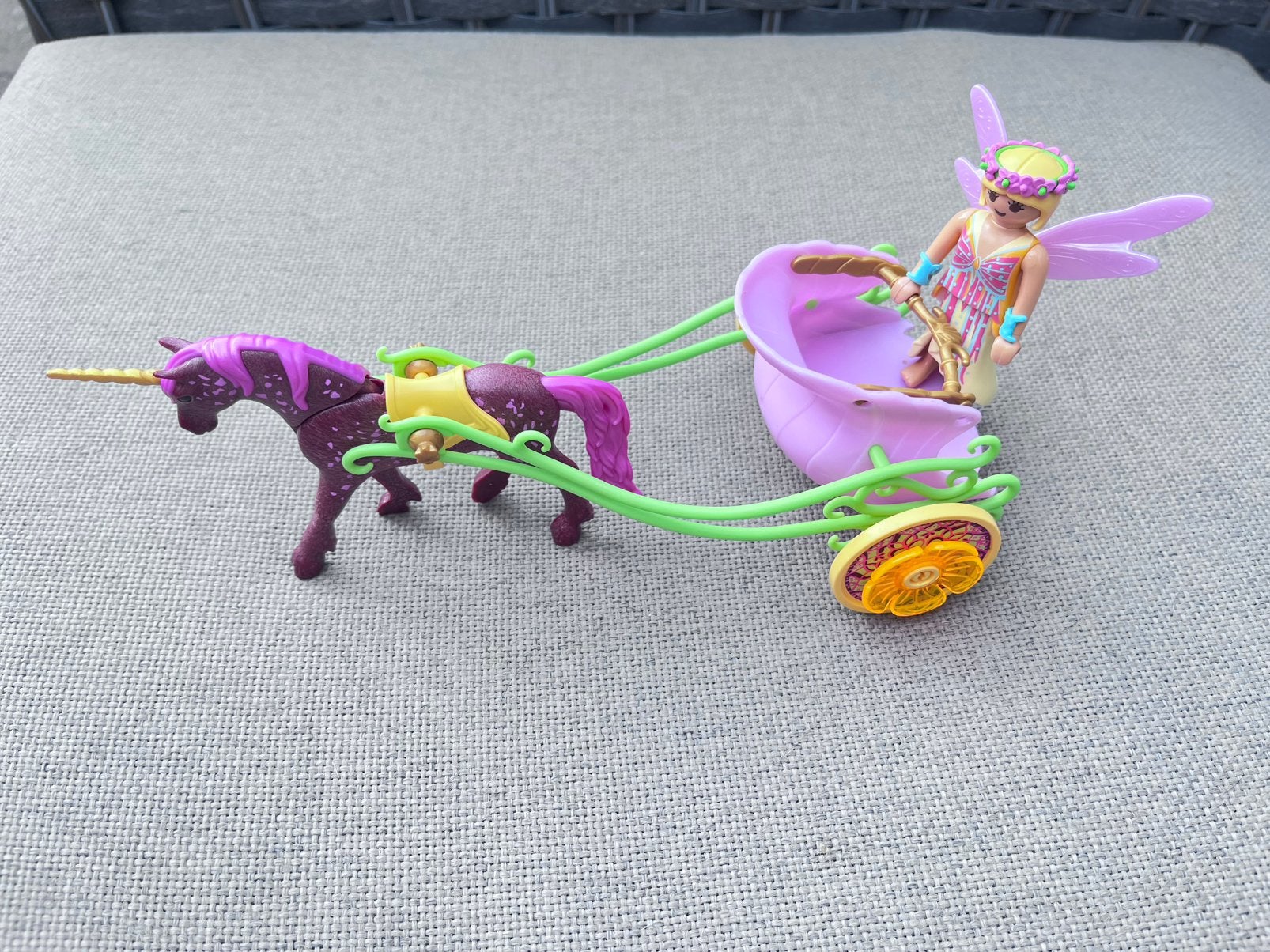 Playmobil set: elfje met paard en wagen, Ophalen of Verzenden, Zo goed als nieuw