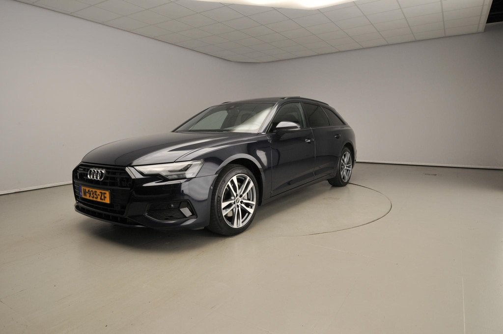 Audi A6 Avant 45 TFSI Pro Line Quattro | Panoramadak | Trekh, Auto's, Audi, Stof, Gebruikt, 4 cilinders, Blauw
