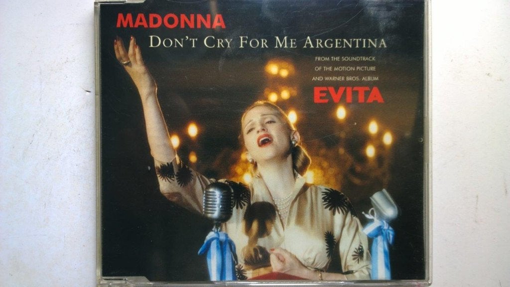 Madonna - Don't Cry For Me Argentina, Maxi-single, Ophalen of Verzenden, Zo goed als nieuw, 1 single