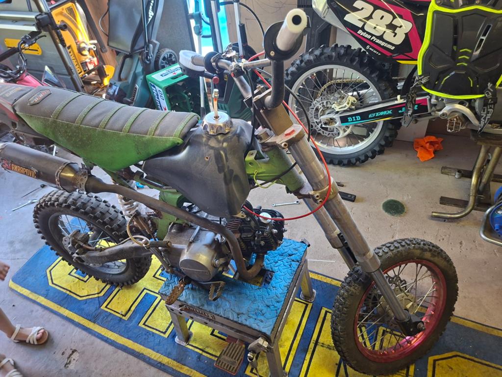 Pitbike blok gereviseerd + onderdelen, Ophalen, Gebruikt, Lifan, 125 cc