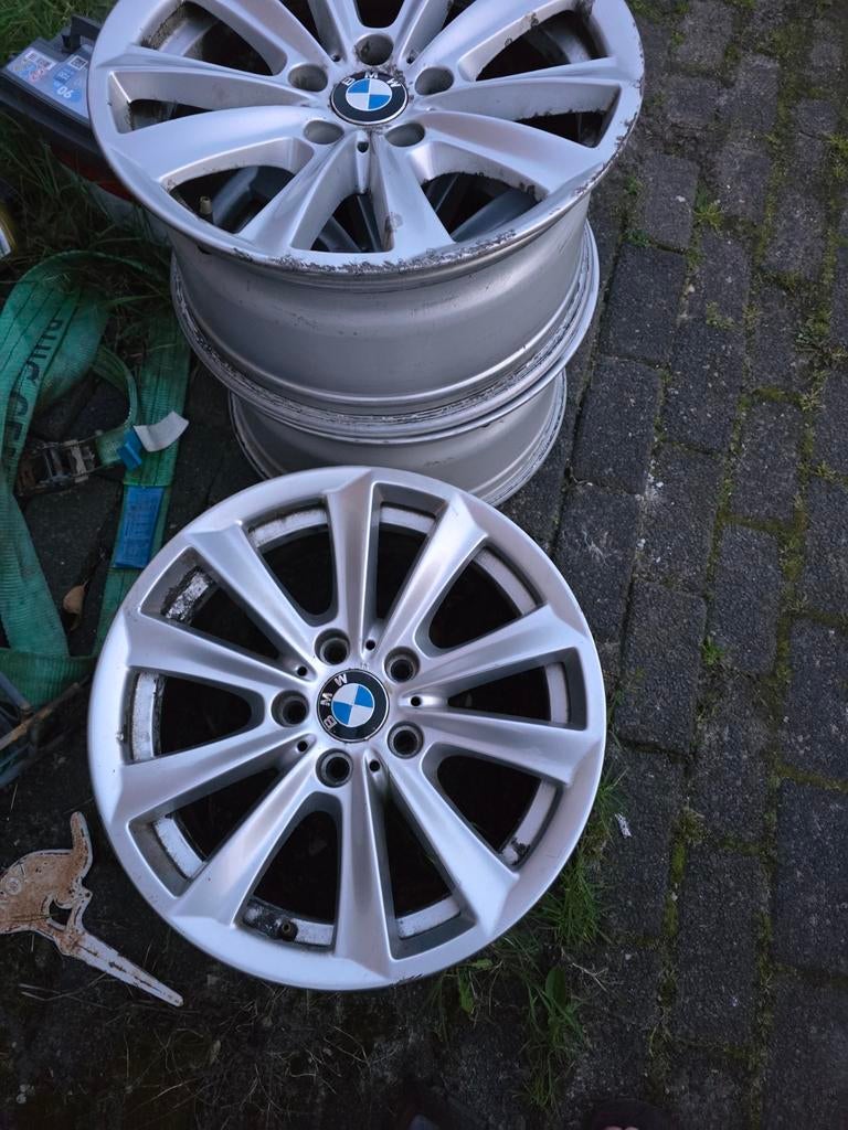 4 nette velgen BMW 5 serie, Auto-onderdelen, Banden en Velgen, Ophalen of Verzenden, Gebruikt, Personenwagen, Velg(en)