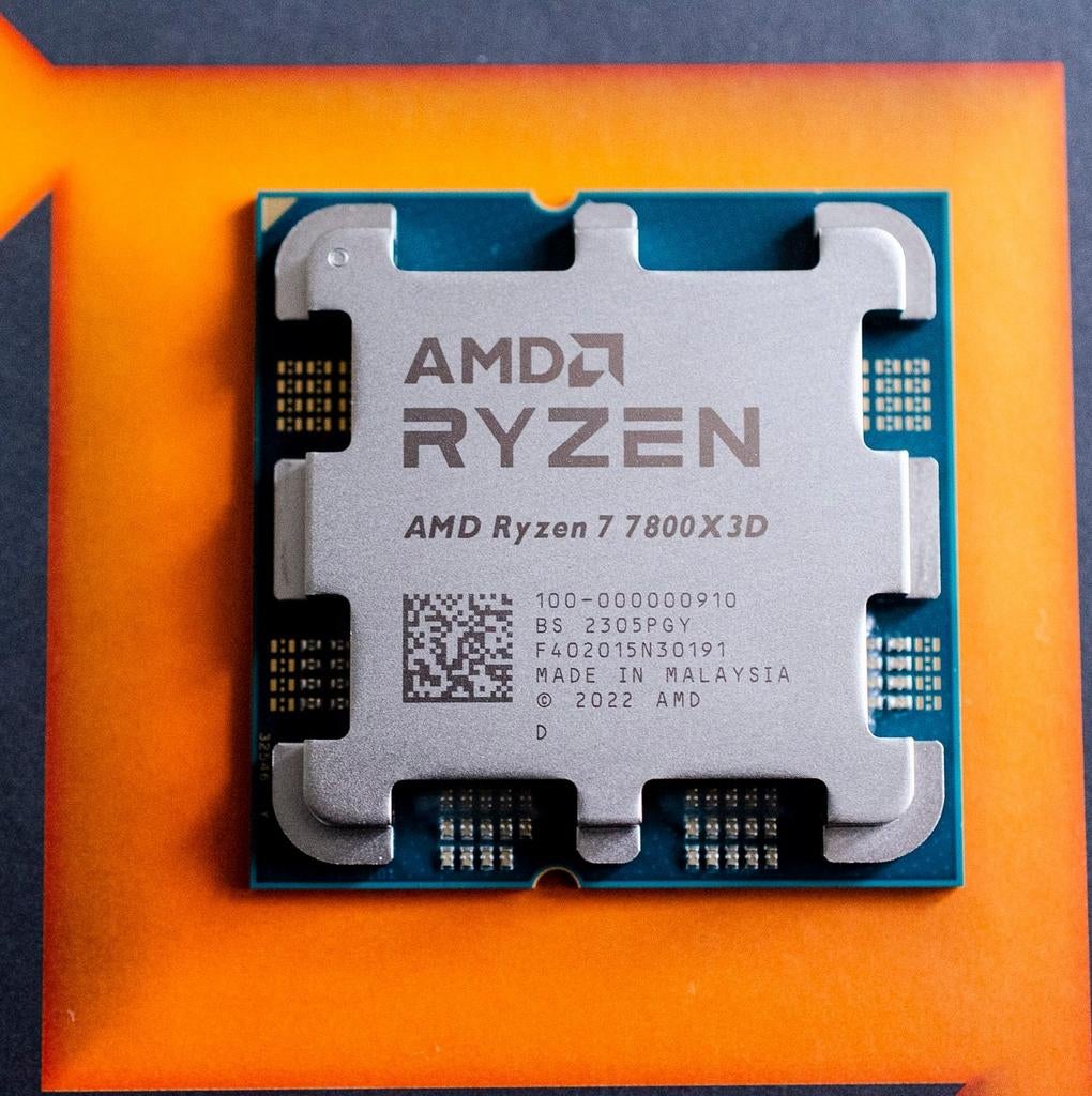 AMD Ryzen 7 7800X3D Processor, Computers en Software, Processors, Zo goed als nieuw, 8-core, 4 Ghz of meer, Ophalen