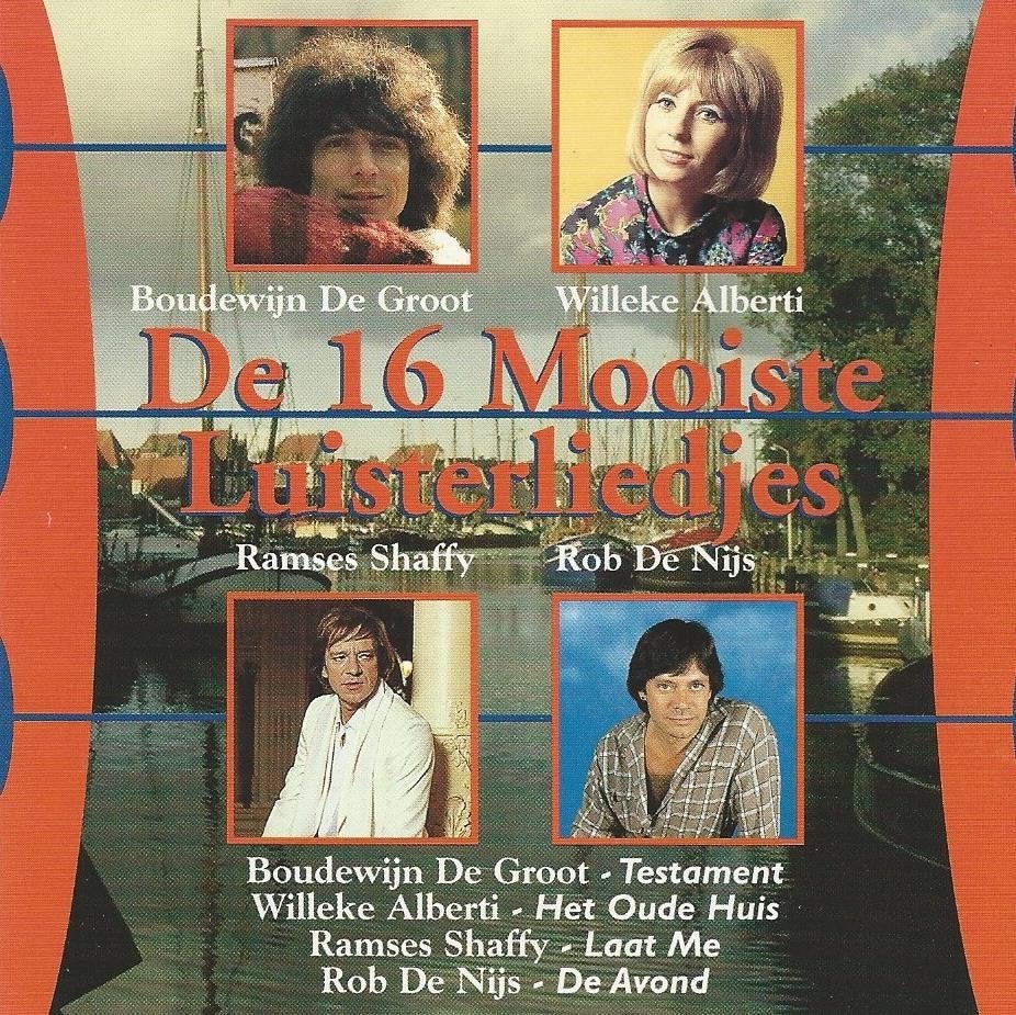 16 mooiste luisterliedjes oa.Shaffy,Alberti,Boudewijn = 1,49, Ophalen of Verzenden, Zo goed als nieuw, Pop, Verzamelalbum