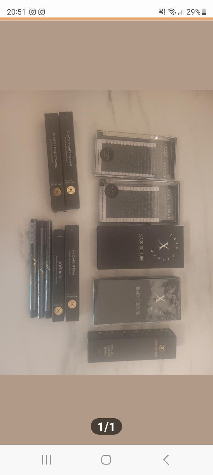Diverse spullen lash extend nieuw, Ogen, Verzenden, Zwart, Nieuw