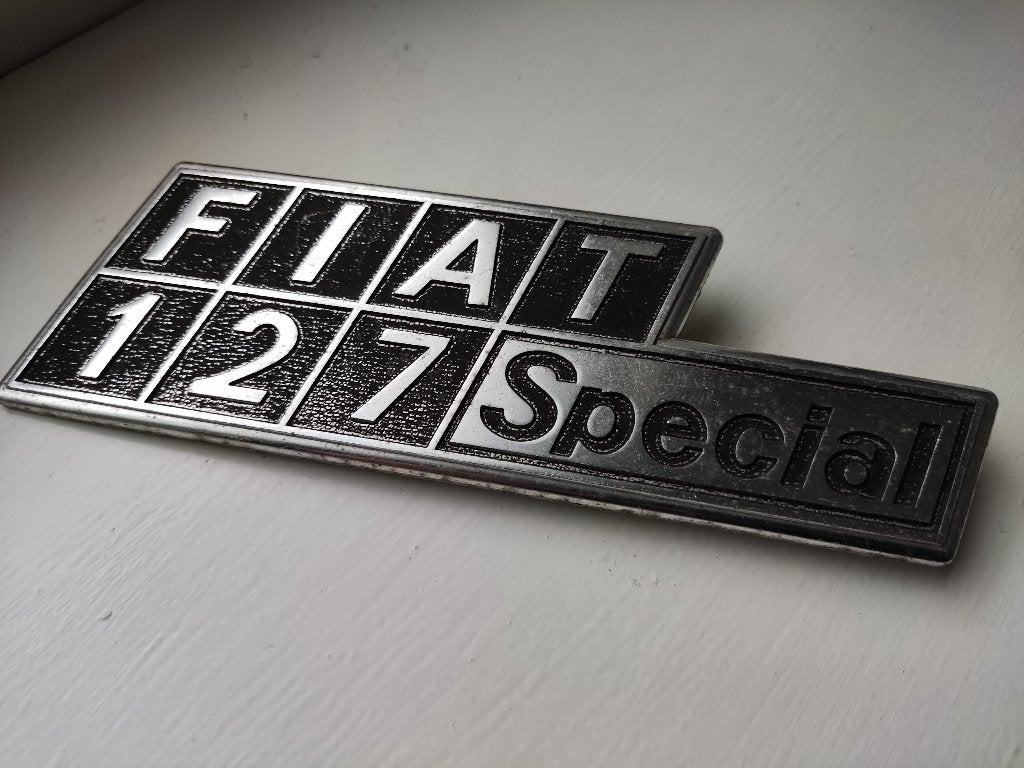 Fiat 127 Special embleem logo, Ophalen of Verzenden