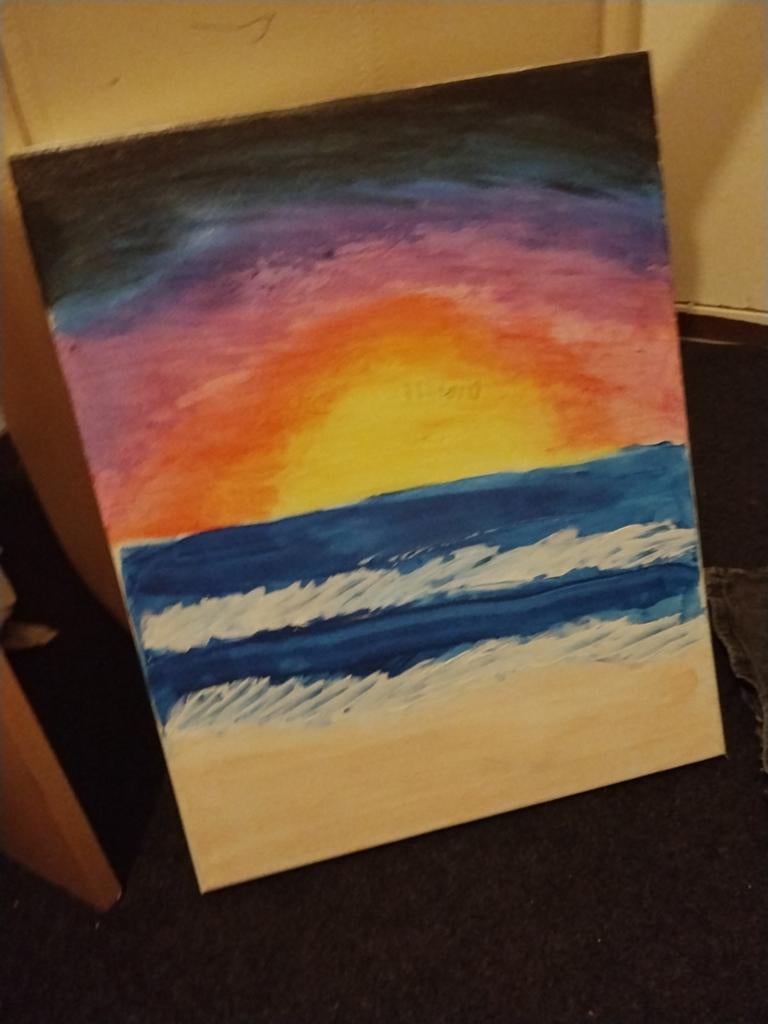 Schilderij kunst, Antiek en Kunst, Ophalen of Verzenden