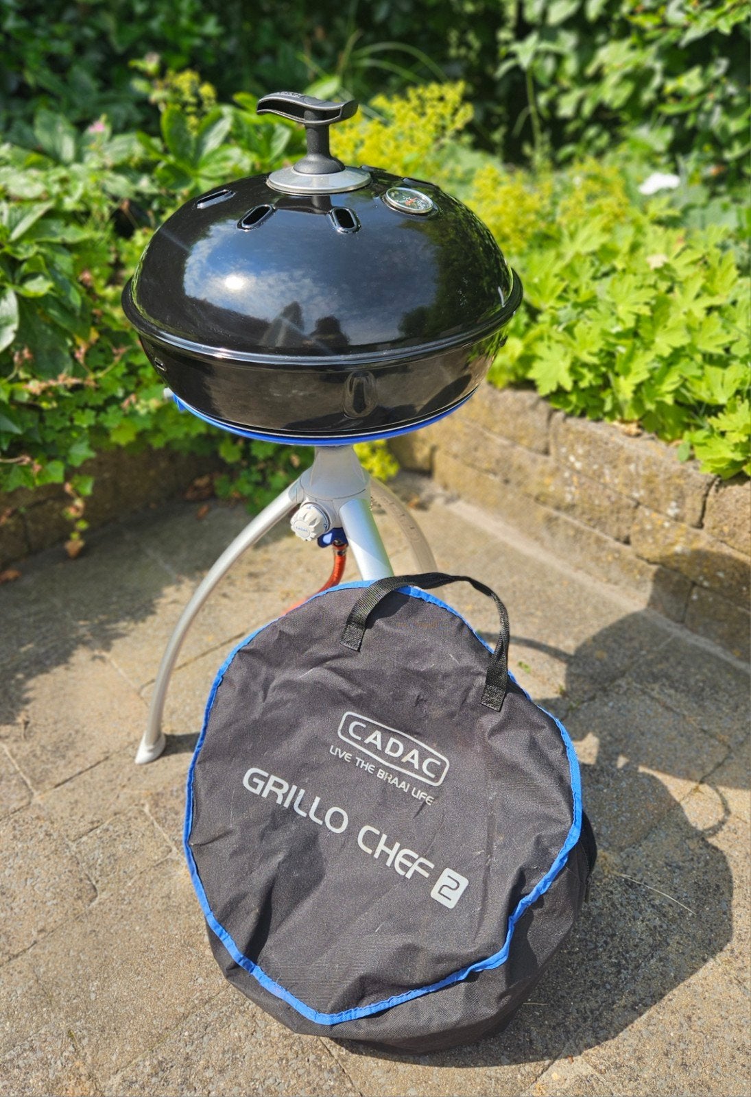BBQ Cadac Grillo Chef 2 met Paella Pan en hoes, Ophalen