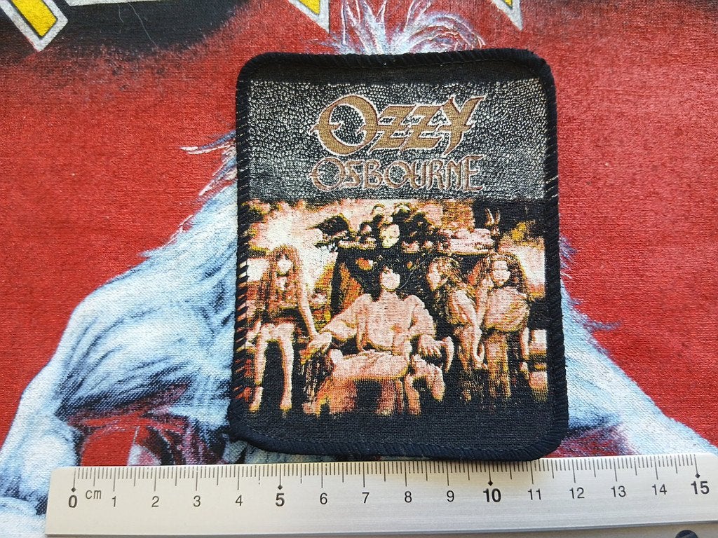 OZZY OSBOURNE  no rest for the wicked vintage 1988 patch 7, Ophalen of Verzenden, Nieuw, Kleding