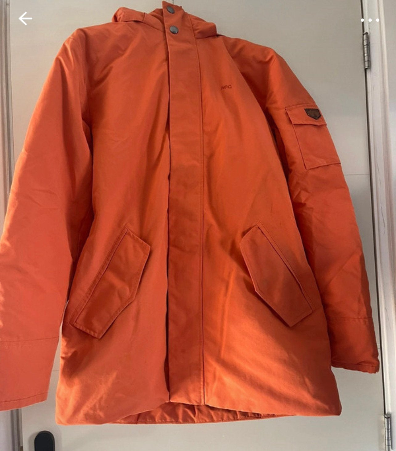 Mc gregor winterjas, Ophalen of Verzenden, Gedragen, Maat 48/50 (M), Oranje
