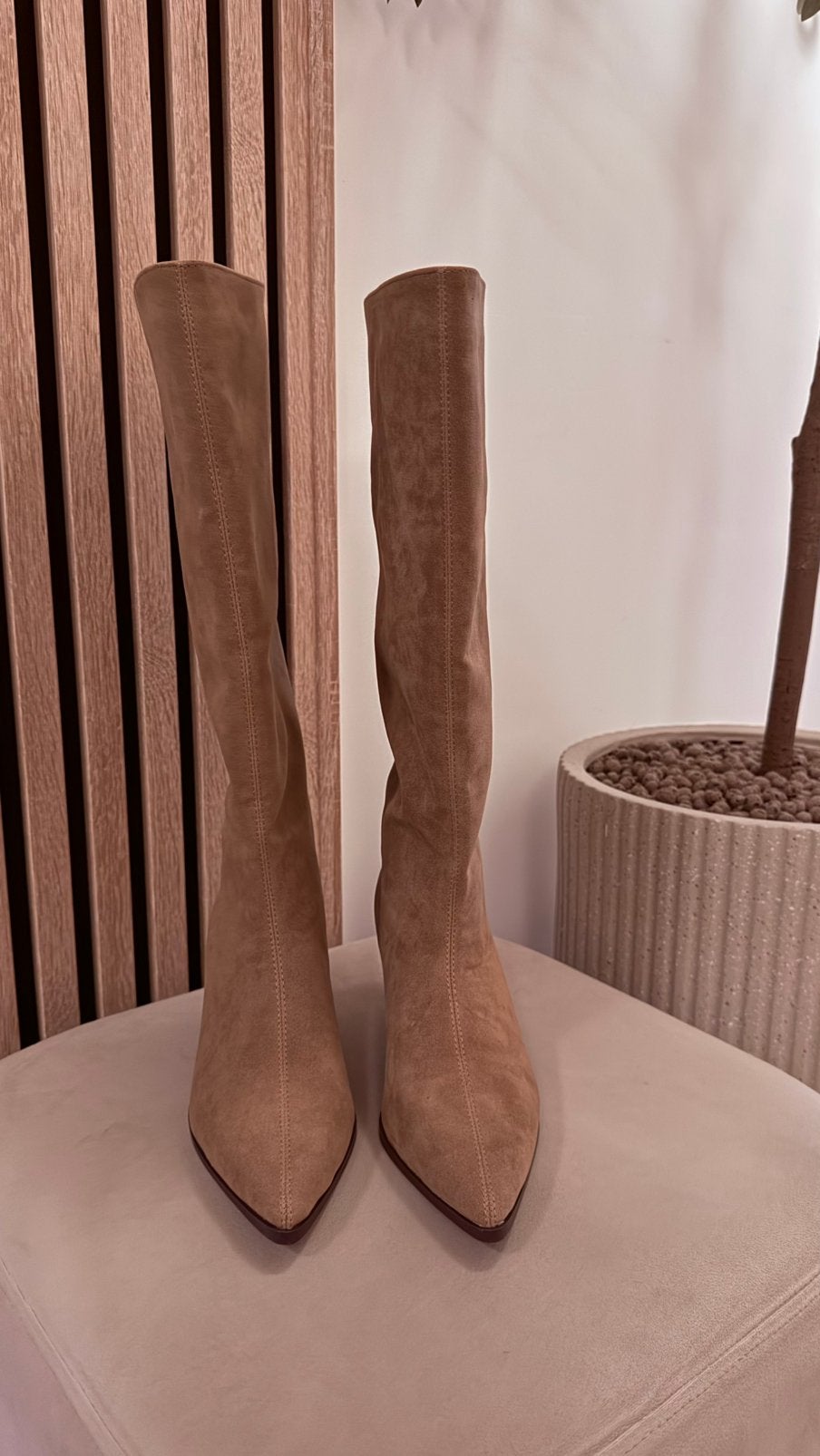 Zara laarzen maat 40 nieuw!!, Hoge laarzen, Beige, Nieuw, Ophalen of Verzenden