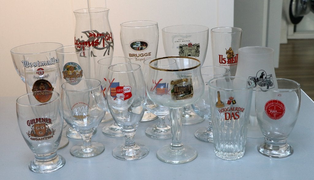 Bierglazen, Verzamelen, Ophalen, Zo goed als nieuw, Glas of Glazen, Overige merken