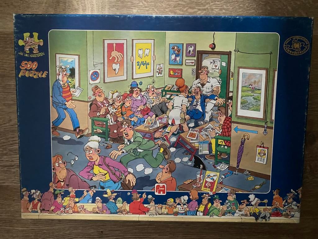 Jan van Haasteren Tandarts 500 st, Ophalen, 500 t/m 1500 stukjes, Zo goed als nieuw, Legpuzzel