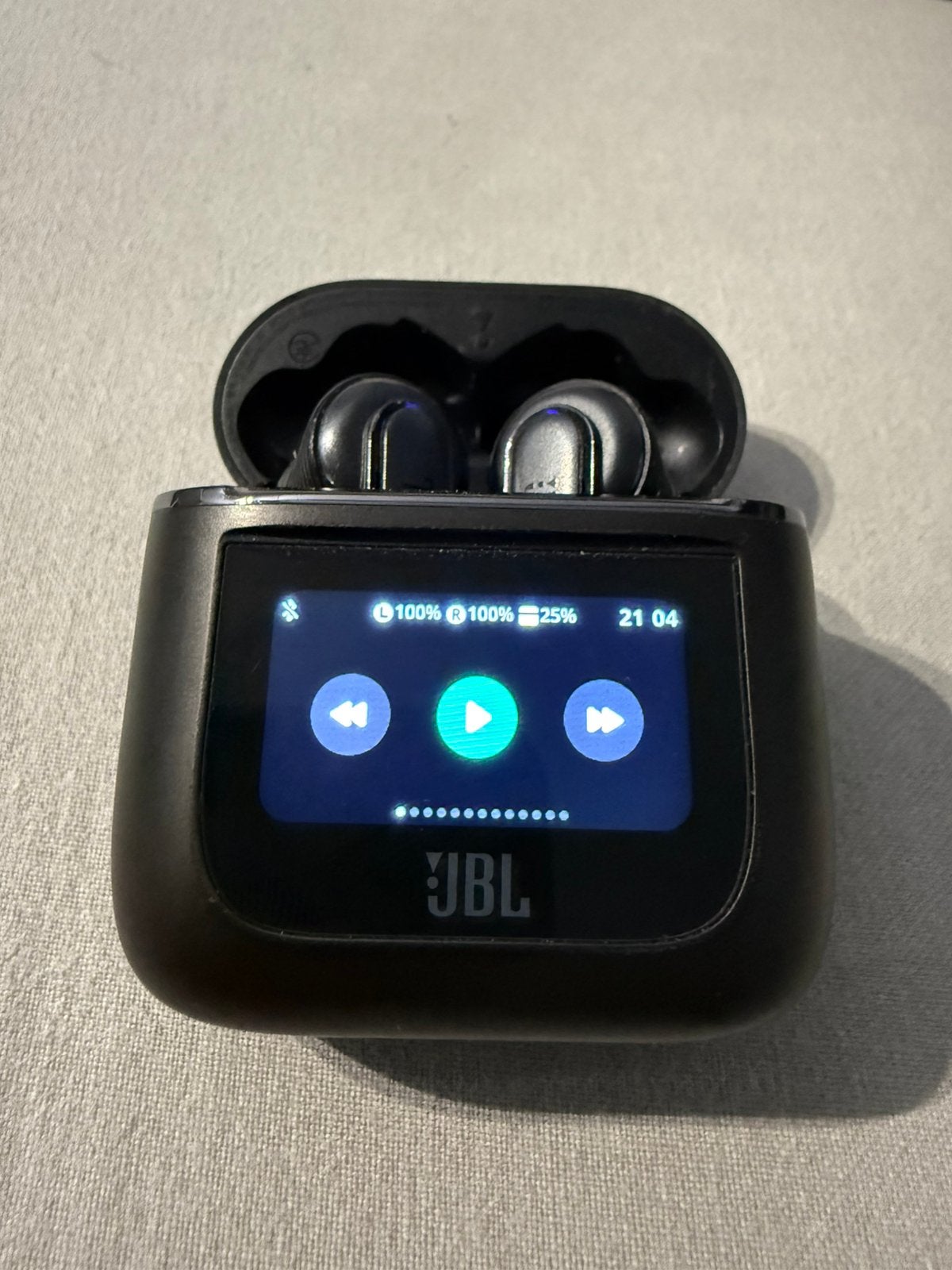 JBL tour pro 2 tws blk, Ophalen, Gebruikt, Zwart, JBL