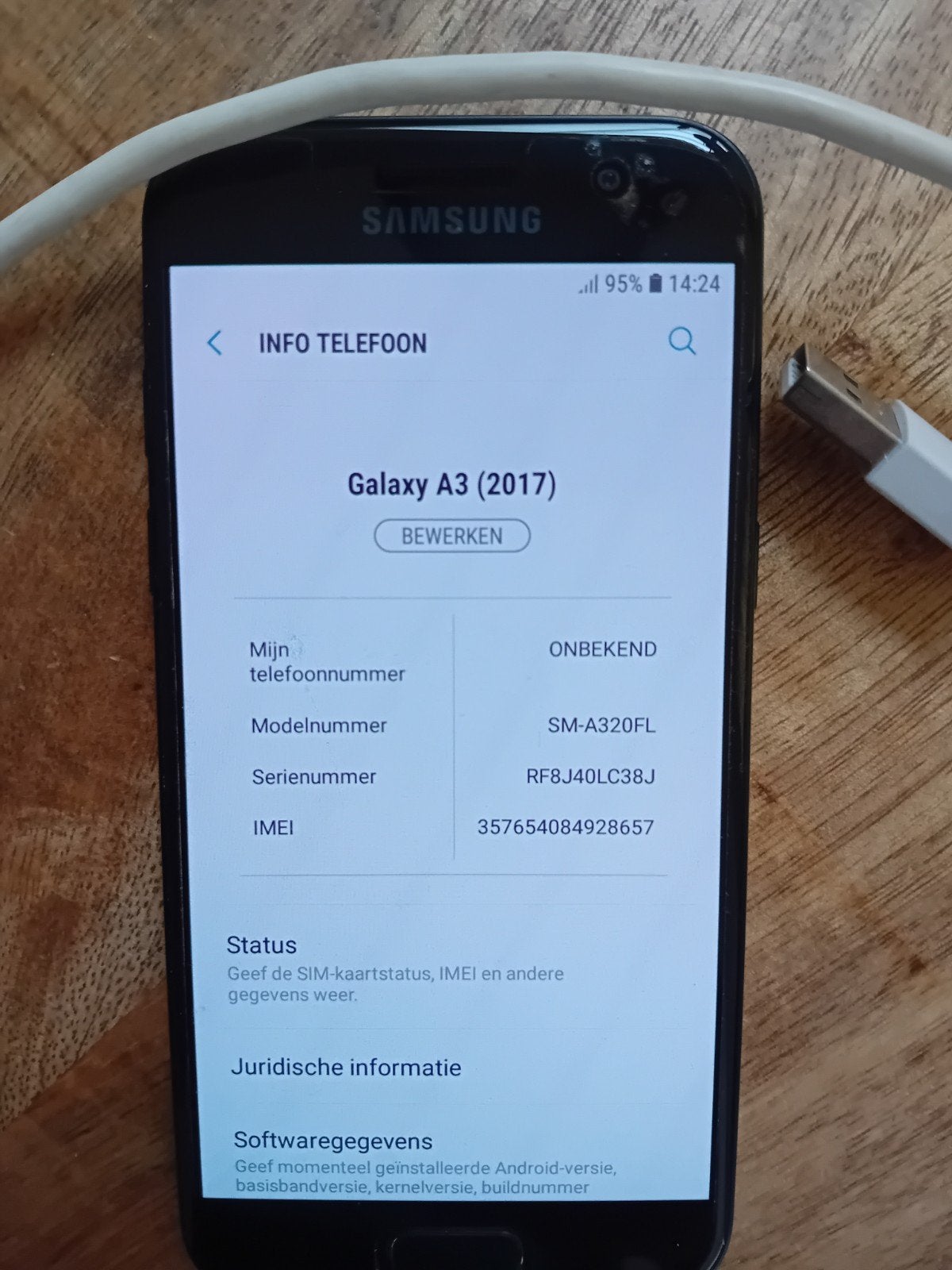 Te koop Samsung Galaxy A3, Zwart, Ophalen of Verzenden, Zo goed als nieuw, Galaxy A
