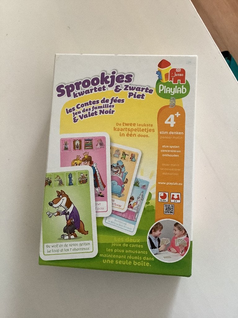 Sprookjeskwartet, Verzamelen, Speelkaarten, Jokers en Kwartetten, Ophalen of Verzenden, Zo goed als nieuw, Speelkaart(en)