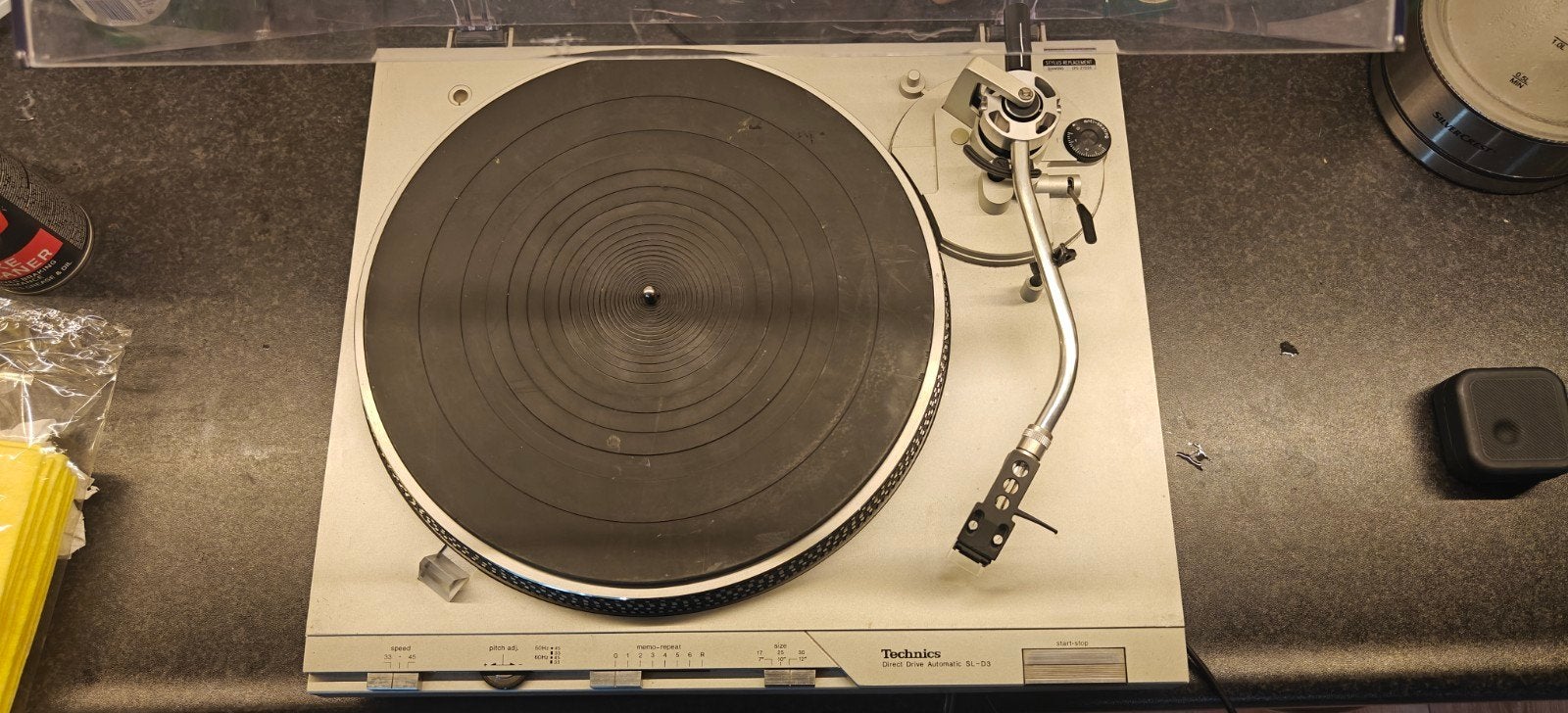 Technics SL-D3 Platenspeler - Voor onderdelen of opknapper, Verzenden