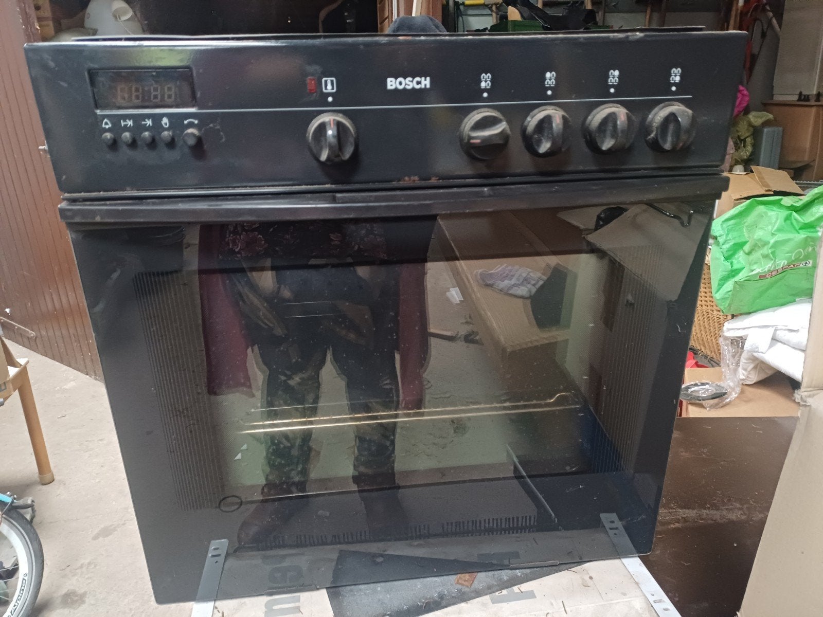 inbouw oven  Bosch, Ophalen, Gebruikt, 4 kookzones, Inbouw