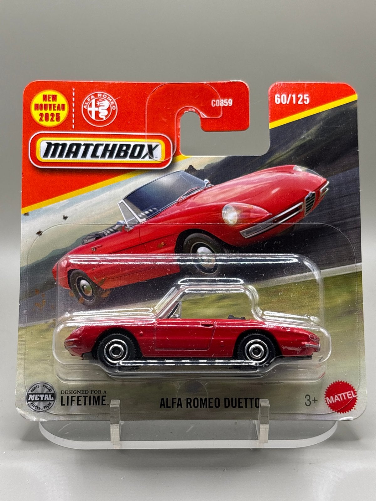 Matchbox Alfa Romeo Duetto - Nieuw in verpakking, Auto, Nieuw, Ophalen of Verzenden, Mattel