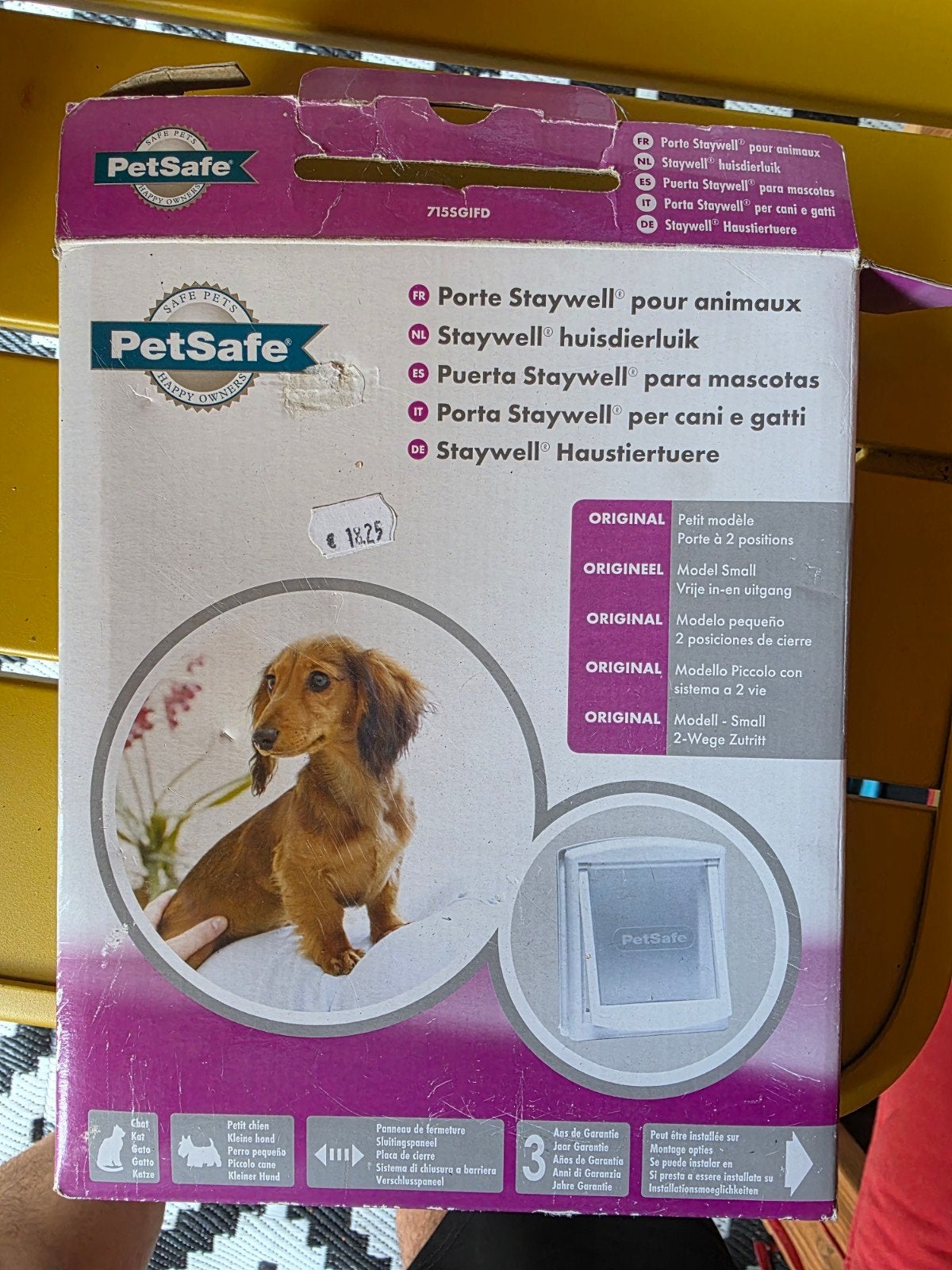 Petsafe luikje 236mm x 198mm, Ophalen of Verzenden, Zo goed als nieuw