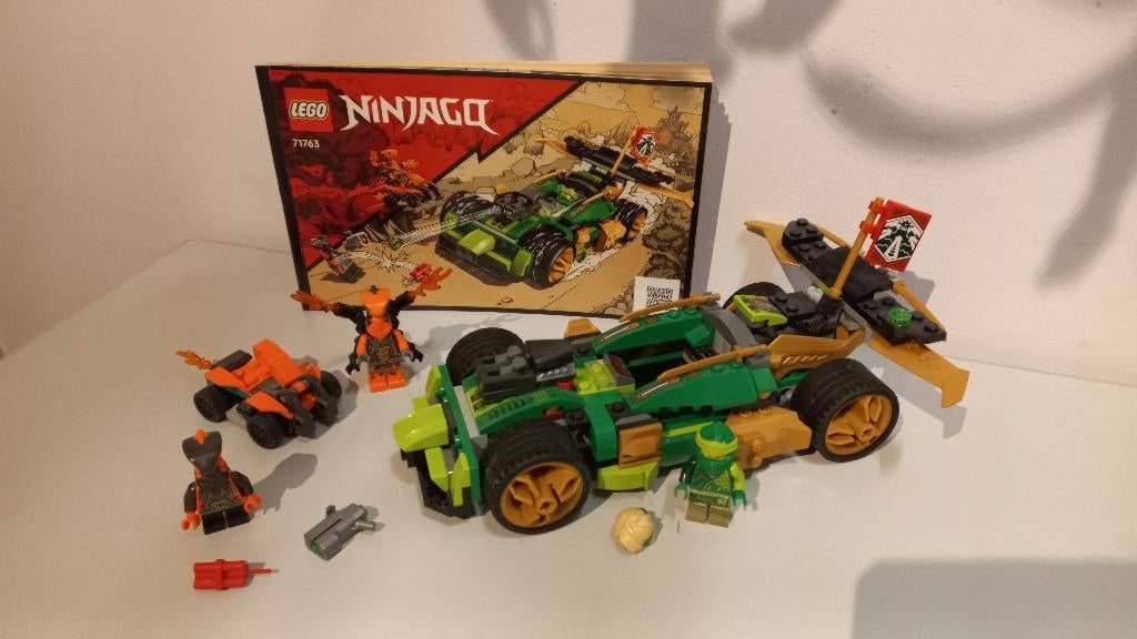 lego ninjago  71763 Lloyd’s Race Car EVO, Lego, Ophalen of Verzenden, Compleet, Zo goed als nieuw