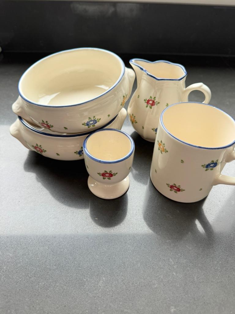 Vintage Zeller Petit Rose - Fayencerie, Overige typen, Ophalen of Verzenden, Zo goed als nieuw, Overige stijlen