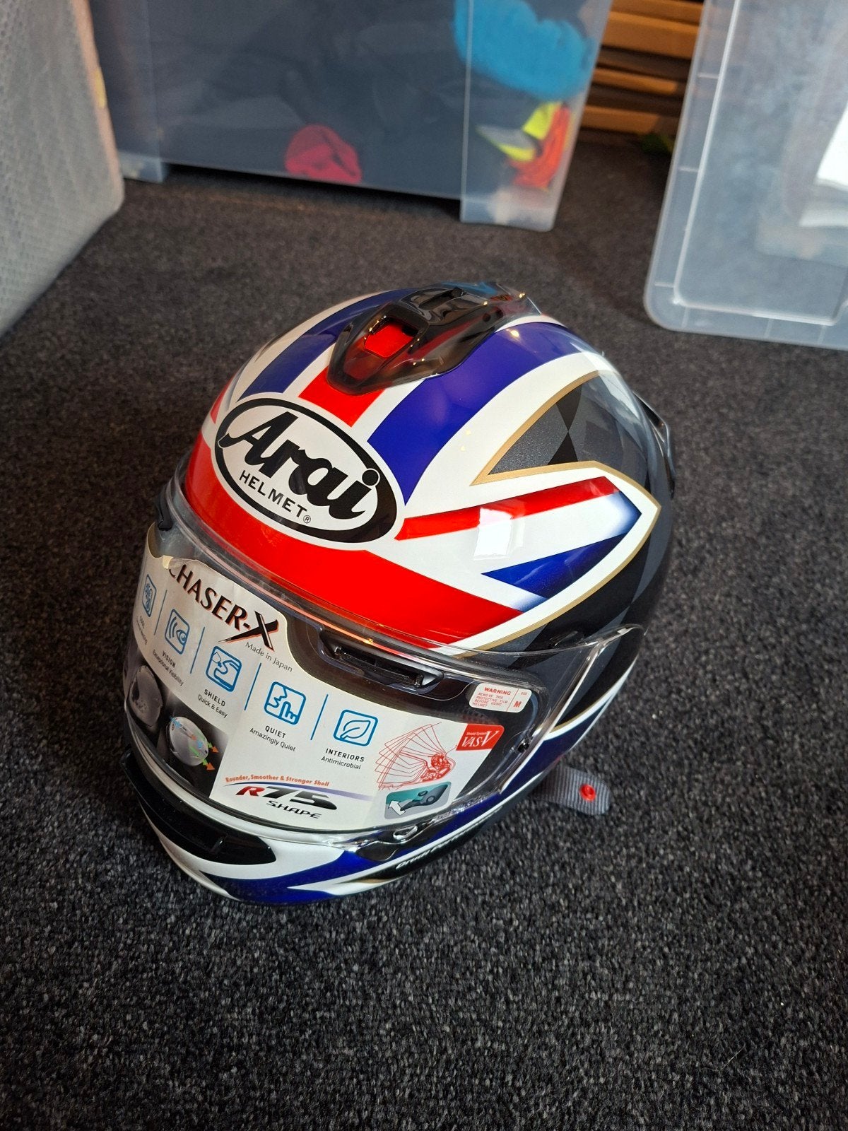 Arai Chaser-X motorhelm (maat M, 57cm) - Nieuw, Nieuw met kaartje, M, Arai, Heren