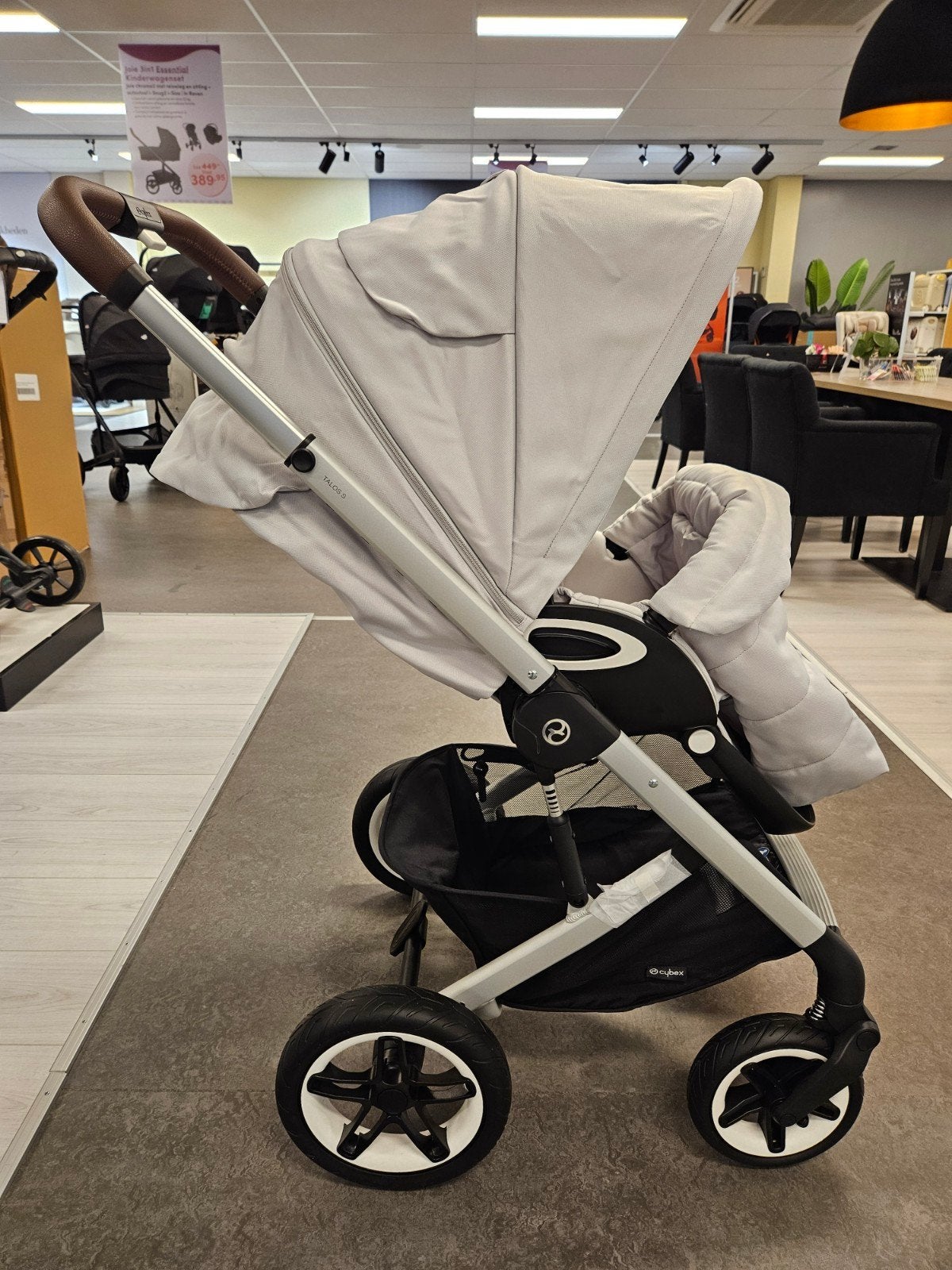 SHOWMODEL Cybex Talos 2 in 1 kinderwagen Lava Grey/Mid Grey, Kinderen en Baby's, Zo goed als nieuw, Met reiswieg, Ophalen, Kinderwagen