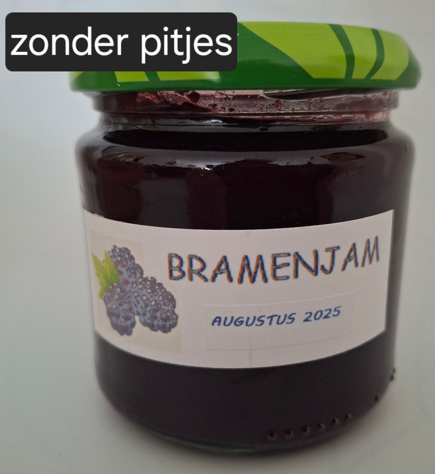 Biologische bramenjam, Ophalen