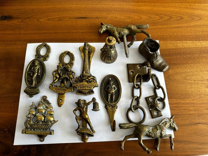 Diverse deurkloppers en andere figuren, Antiek en Kunst, Ophalen of Verzenden