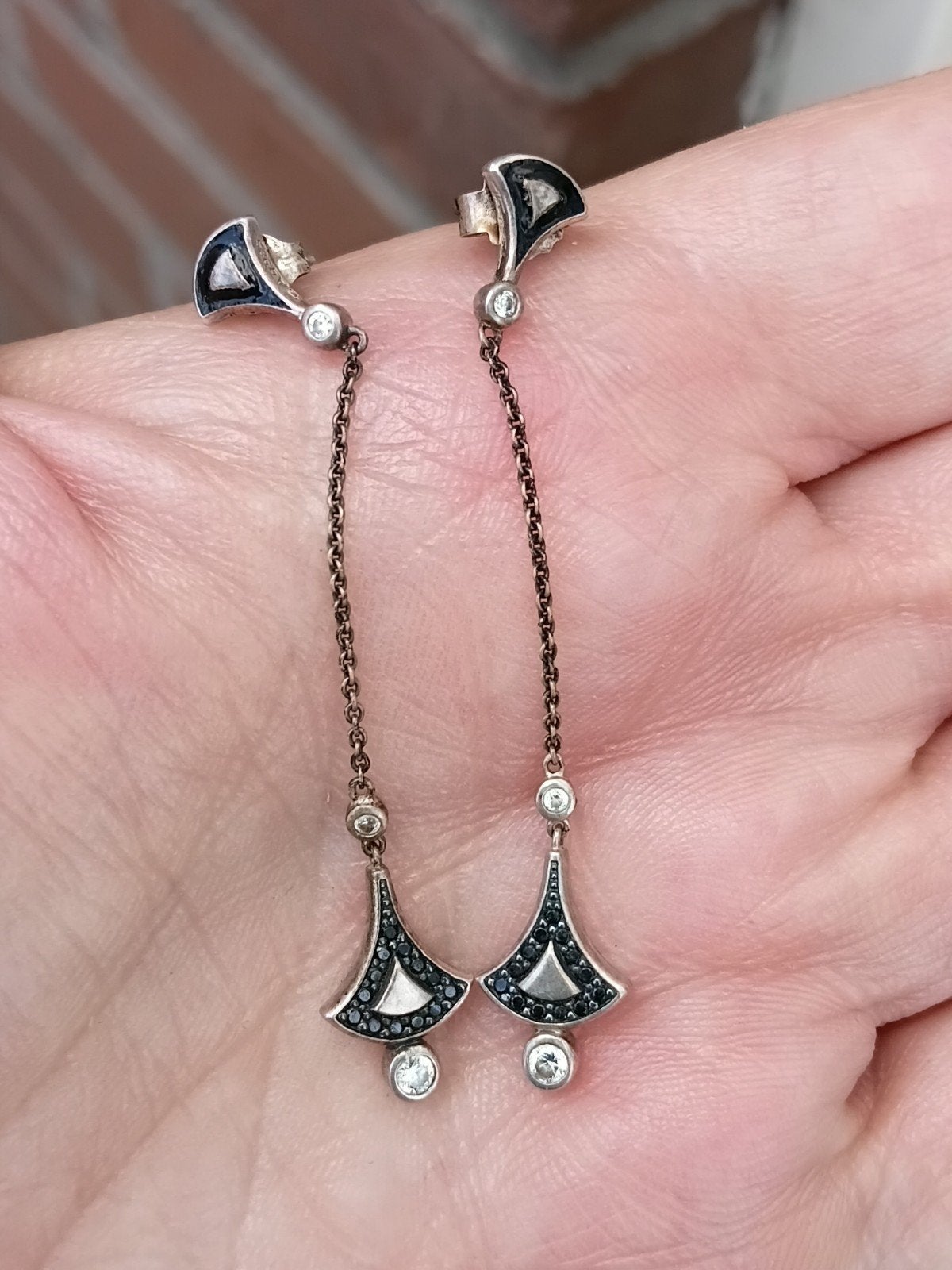 mooie zilveren oorbellen, Sieraden, Tassen en Uiterlijk, Verzenden, Zilver, Oorbellen