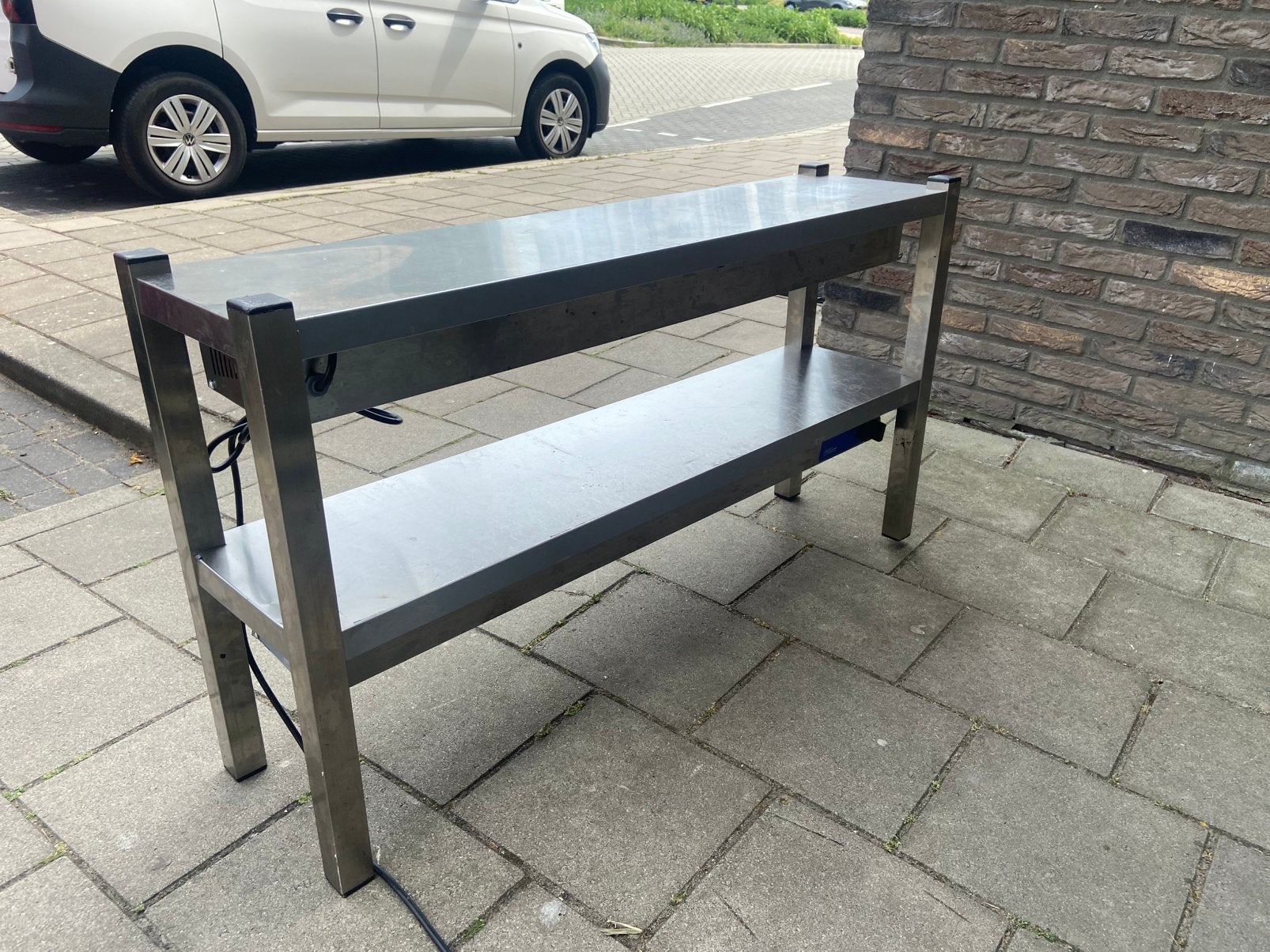 Dubbele warmtebrug, Ophalen, Gebruikt, RVS Meubilair
