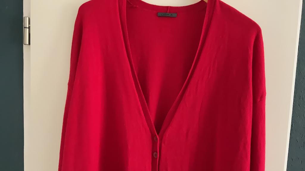 Vestje OSKA maat 3, Kleding | Dames, Ophalen of Verzenden, Zo goed als nieuw, Maat 46/48 (XL) of groter, Rood