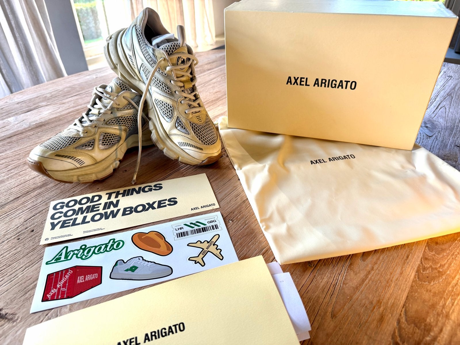 Axel Arigato Marathon Dip-dye Sneakers - EU 43, Ophalen of Verzenden, Zo goed als nieuw, Overige kleuren, Sneakers of Gympen