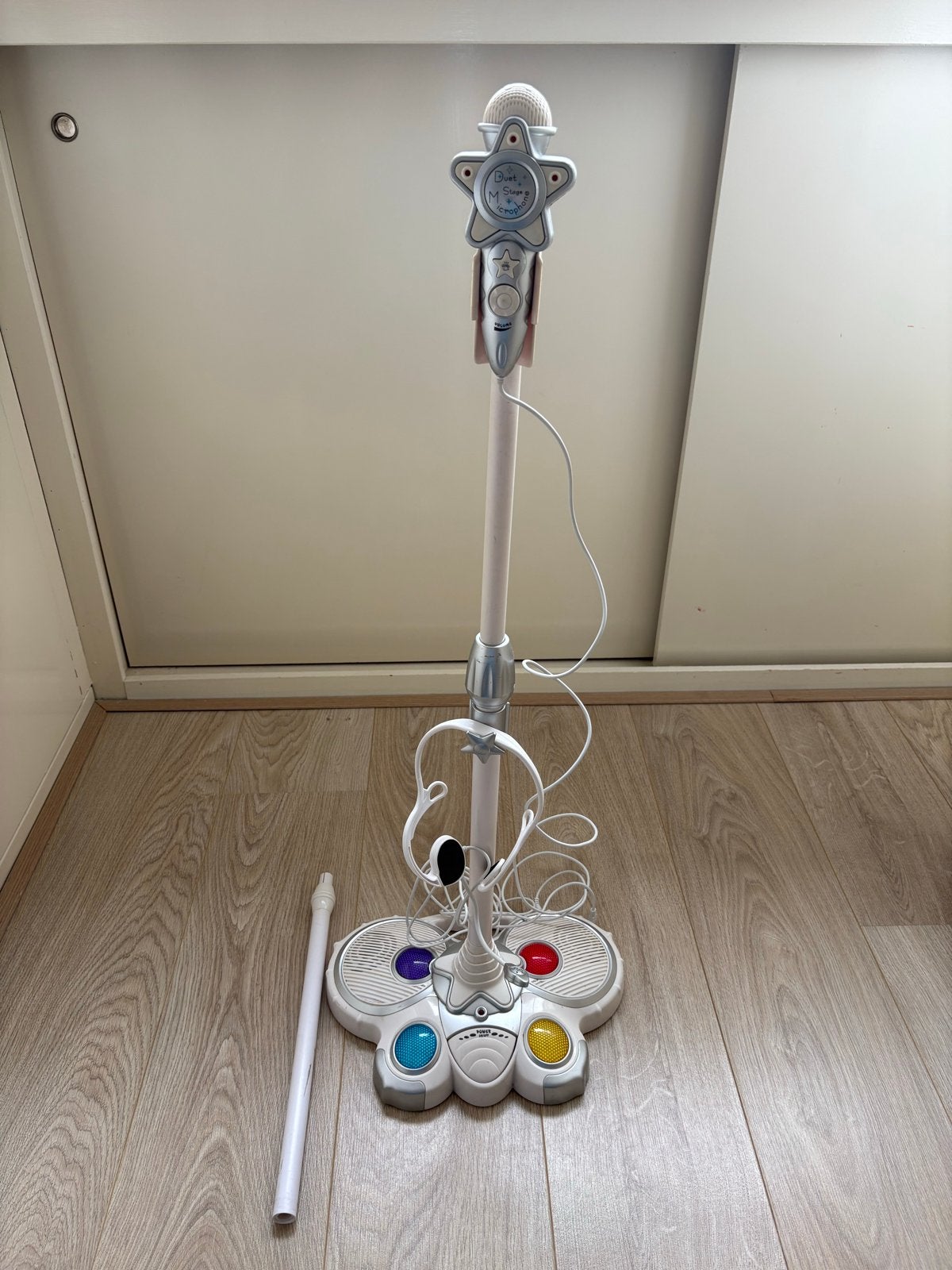 Kinder karaoke set met microfoon en standaard, Ophalen of Verzenden, Gebruikt, Jongen of Meisje