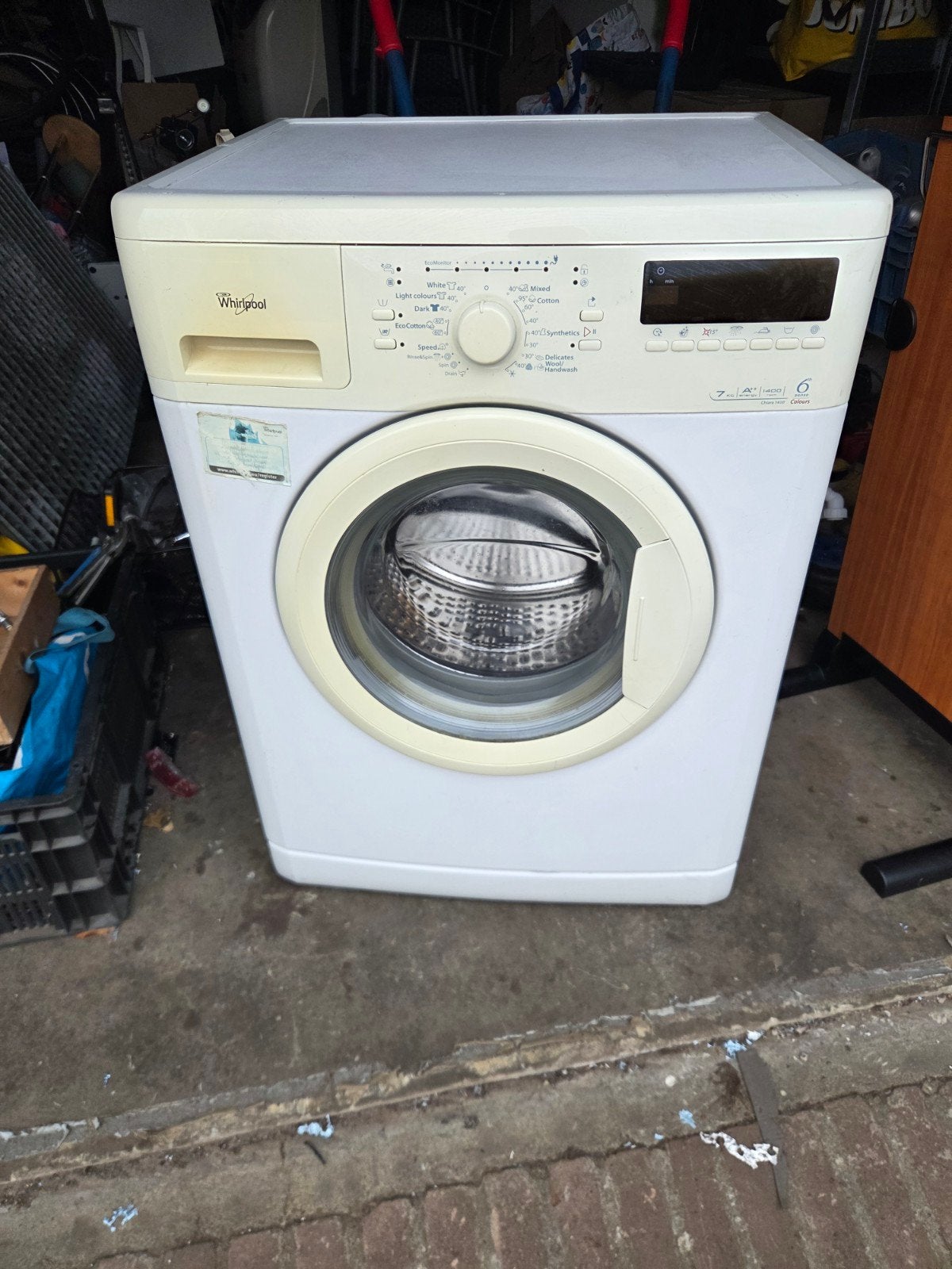 wasmachine, Ophalen, 1200 tot 1600 toeren, 85 tot 90 cm