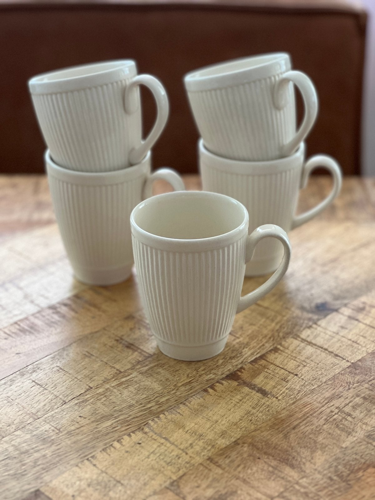 Wedgwood - Windsor - mokken (5x), Ophalen of Verzenden, Zo goed als nieuw, Porselein